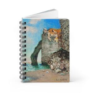 Claude Monet’s “The Cliffs at Étretat” (1885) - Spiral Bound Journal