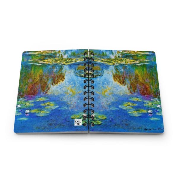 Claude Monet’s iconic artwork “Water Lilies” - Spiral Bound Journal - Image 7