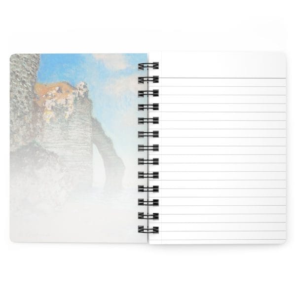 Claude Monet’s “The Cliffs at Étretat” (1885) - Spiral Bound Journal - Image 4