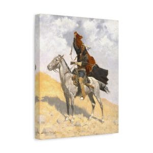 The Blanket Signal – Canvas Wall Art by Frederic Remington