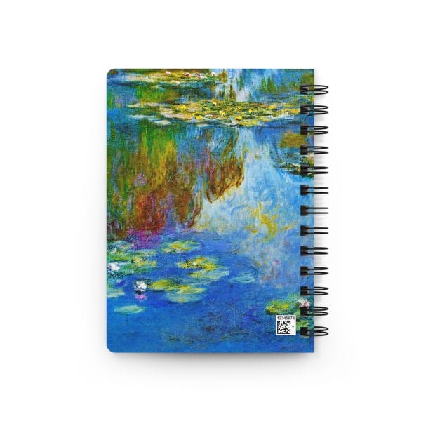 Claude Monet’s iconic artwork “Water Lilies” - Spiral Bound Journal - Image 3