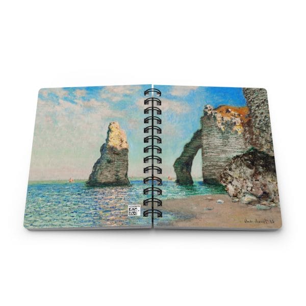 Claude Monet’s “The Cliffs at Étretat” (1885) - Spiral Bound Journal - Image 7