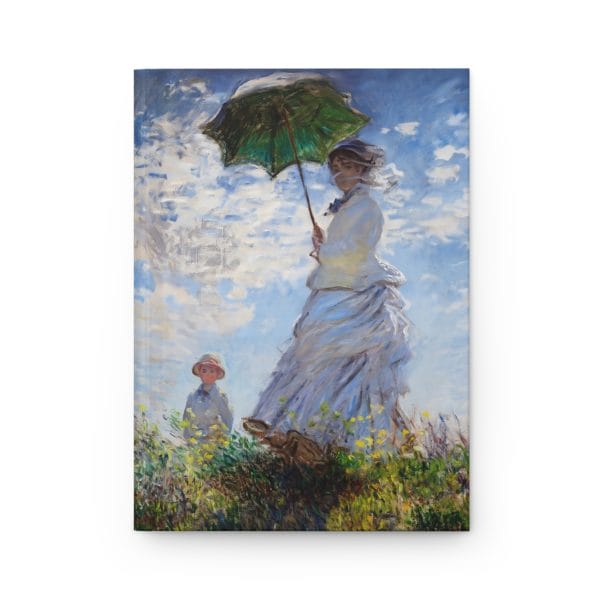 Claude Monet’s “Madame Monet and Her Son” - Hardcover Journal, Rule Line - Image 2