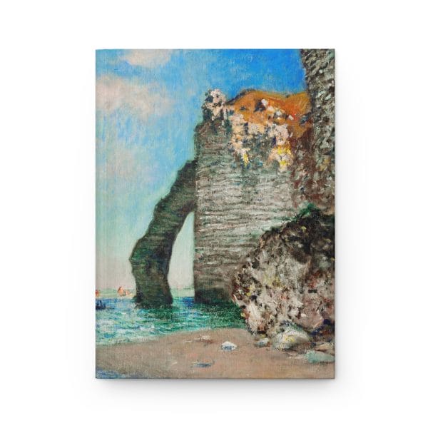 Claude Monet’s “The Cliffs at Étretat” (1885) - Hardcover Journal, Ruled Line - Image 2