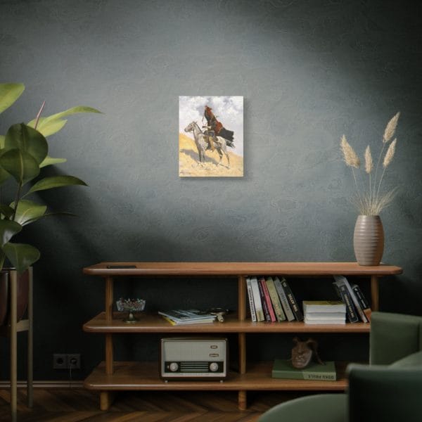 The Blanket Signal – Canvas Wall Art by Frederic Remington - Image 14