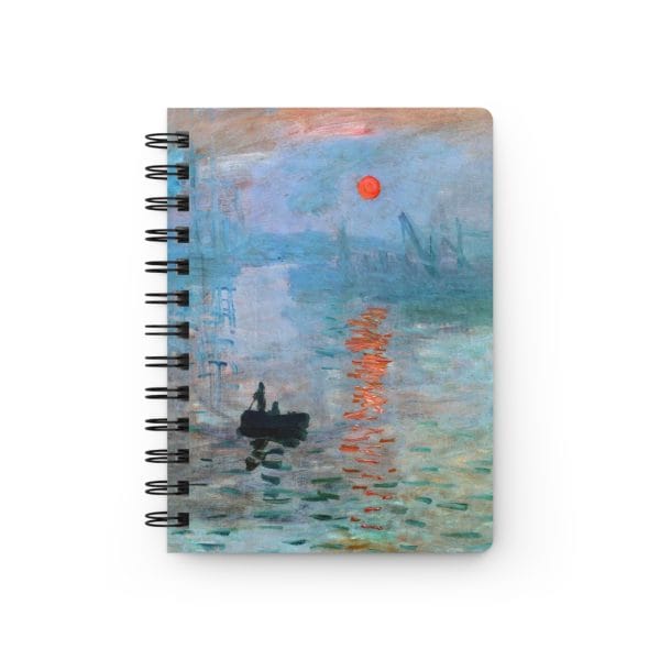 Claude Monet’s “Sunrise” (1872) - Spiral Bound Journal - Image 2