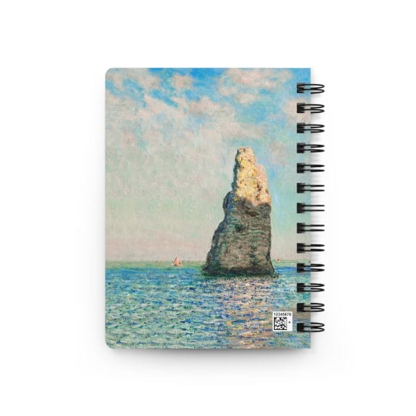 Claude Monet’s “The Cliffs at Étretat” (1885) - Spiral Bound Journal - Image 3