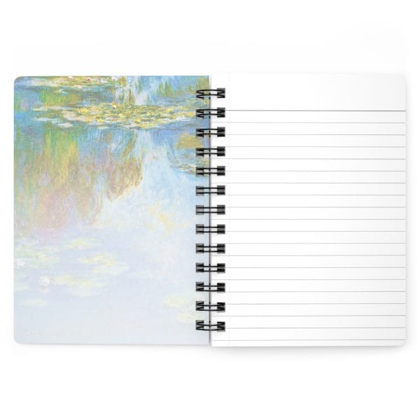 Claude Monet’s iconic artwork “Water Lilies” - Spiral Bound Journal - Image 4