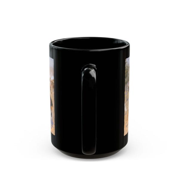 "A Dash to the Timber" (1889) – Frederic Remington, 15oz Black Mug - Image 6